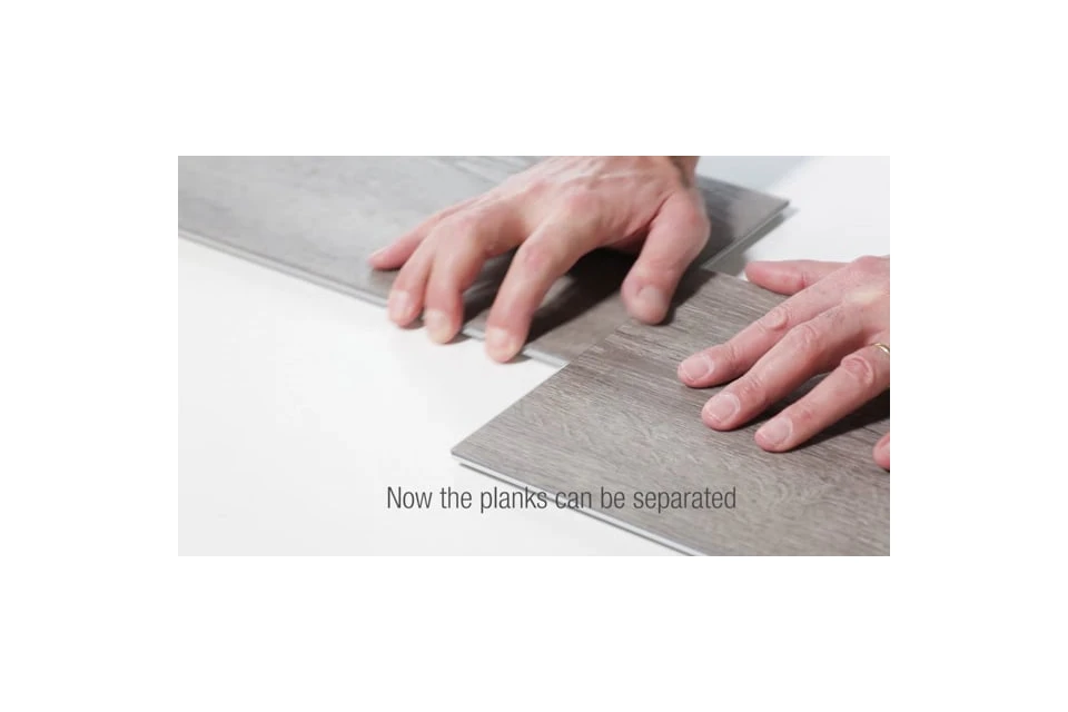 Supremo Luxury Click Vinyl Rigid Core Flooring Graphite With Built In Underlay 6.5mm By 181mm By 1220mm - Image 7