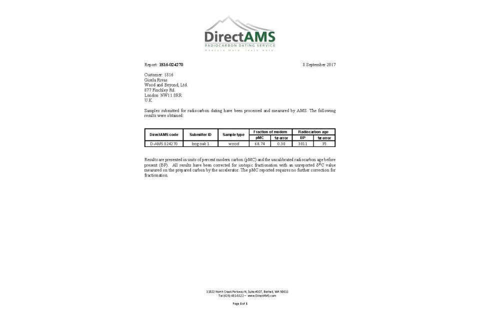 Bog Oak Dining Room Table Top Live Edge Hardwax Oiled (with Resin) 35mm By 930mm By 2600mm - Image 3