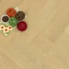 Natural Engineered Flooring Oak Herringbone Ribolla Brushed UV Lacquered 15/4mm By 90mm By 600mm