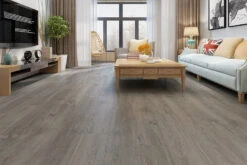 Supremo Luxury Click Vinyl Rigid Core Flooring Orion Grey With Built In Underlay 5mm By 178mm By 1220mm