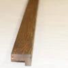 Solid Oak Square Stair Nosing Black Tea 25mm By 40mm By 1000mm