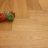 Prime Engineered Flooring Oak Herringbone Brushed Uv Matt Lacquered 14/3mm By 90mm By 600mm