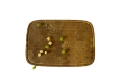 Solid Oak End Grain Cutting Board Unfinished 40mm By 350mm By 500mm