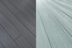 Supremo WPC Double Face Composite Decking Boards Bazelet & Mouse Grey 23mm By 135mm By 2400mm