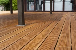 Dasso Bamboo Ctech Hardwood Decking Boards Using Hidden Fixing 18mm By 137mm By 1850mm