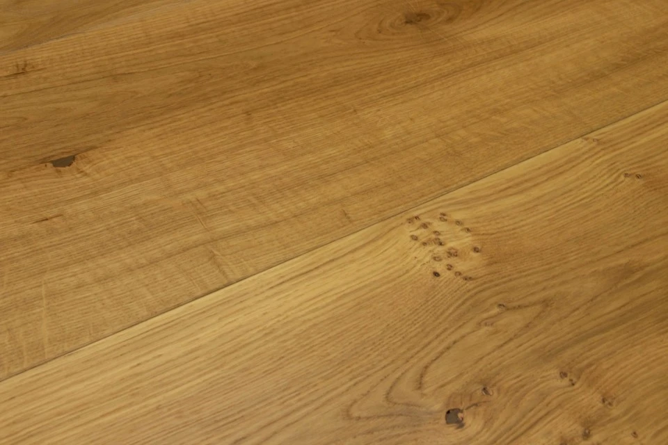 Natural Engineered Flooring Oak Bespoke Blanchon Hardwax Oiled 16/4mm By 220mm By 1800-2400mm
