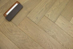 Natural Engineered Flooring Oak Herringbone Roma Brushed UV Lacquered 15/4mm By 90mm By 600mm
