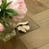 Natural Engineered Flooring Oak Herringbone Cognac Uv Lacquered 16/4mm By 100mm By 500mm