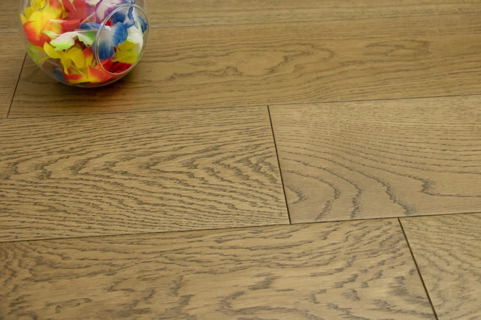 Natural Engineered Flooring Oak Cognac Brushed UV Lacquered 15/4mm By 240mm By 2200mm - Image 3