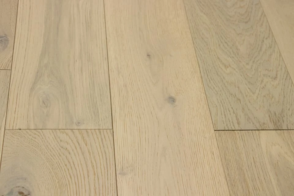 Natural Engineered Flooring Oak Non Visible Brushed UV Lacquered 10/3mm By 150mm By 1200mm - Image 3