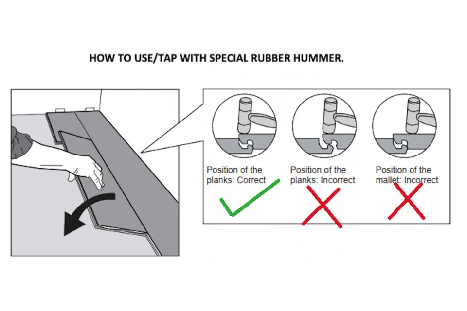 Supremo Diamond Luxury Click Vinyl Rigid Core Flooring Crystal With Built In Underlay 8mm By 178mm By 1220mm - Image 6