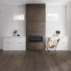 BJELIN Hardened Oak Wood Flooring Click Mineral Grey UV Lacquer 11.3/0.6mm By 206mm By 2200mm
