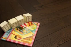 Natural Engineered Flooring Oak Herringbone Black Tea Brushed UV Oiled 15/4mm By 90mm By 600mm