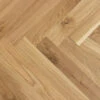 Natural Engineered Flooring Oak Herringbone Brushed UV Oiled 11/3mm By 70mm By 350mm
