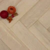 Natural Engineered Flooring Oak Herringbone White UV Oiled 14/3mm By 90mm By 450mm