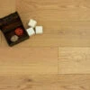 Natural Engineered Flooring Oak Brushed UV Lacquered 14/3mm By 150mm By 400-1500mm