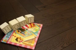 Natural Engineered Flooring Oak Herringbone Black Tea Brushed UV Oiled 15/4mm By 125mm By 600mm