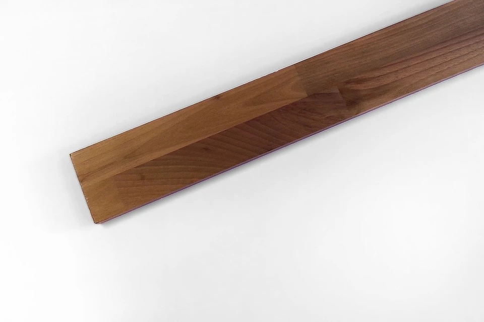 Premium European Walnut Kitchen Worktop Upstand 18mm By 80mm By 3000mm - Image 2