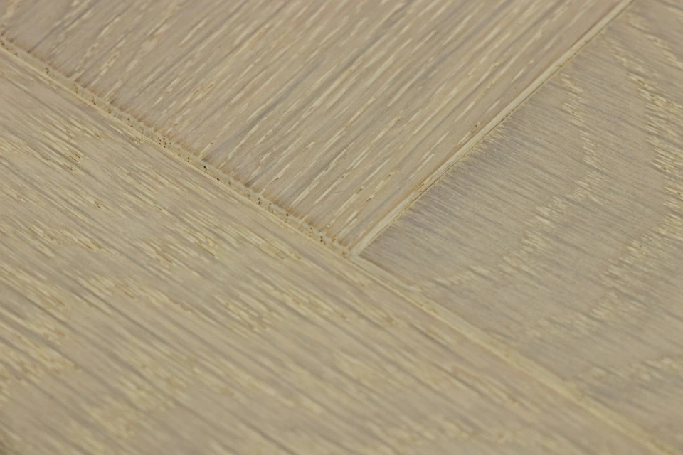 Prime Engineered Flooring Oak Herringbone Double White Brushed UV Lacquered 14/3mm By 98mm By 588mm - Image 4