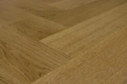 Prime Engineered Flooring Oak Herringbone Smoked Colour Brushed UV Semi Matt Lacquered 14/3mm By 98mm By 588mm