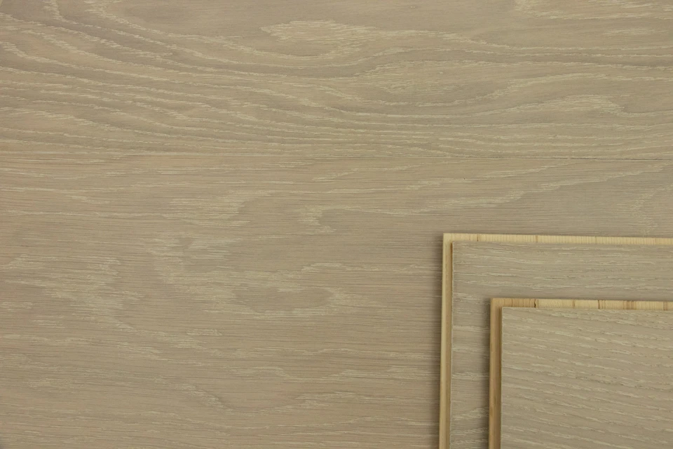 Prime Engineered Flooring Oak Polar White Brushed UV Lacquered 14/3mm By 178mm By 1000-2400mm - Image 5