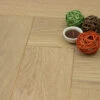 Natural Engineered Flooring Oak Herringbone Raw Bianco Uv Oiled 14/3mm By 90mm By 450mm