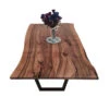 European Walnut Dining Room Table Top LiVe Edge UV Lacquered (with Resin) 35mm By 940mm By 1600mm