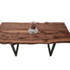 European Walnut Dining Room Table Top LiVe Edge UV Lacquered (with Resin) 40mm By 780mm By 1710mm