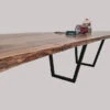 European Walnut Dining Room Table Top LiVe Edge UV Lacquered (with Resin) 38mm By 900mm By 4090mm