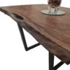 European Walnut Dining Room Table Top LiVe Edge UV Lacquered (with Resin) 40mm By 820mm By 1090mm