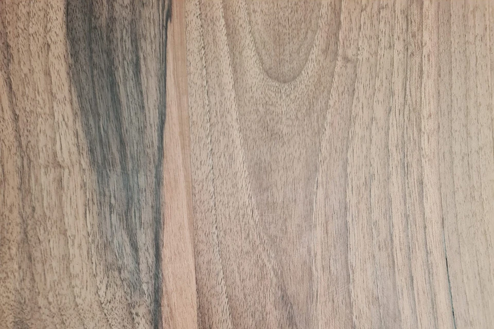 European Walnut Dining Room Table Top LiVe Edge UV Lacquered (with Resin) 37mm By 770mm By 980mm - Image 4