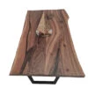 European Walnut Dining Room Table Top LiVe Edge UV Lacquered (with Resin) 37mm By 760mm By 1350mm