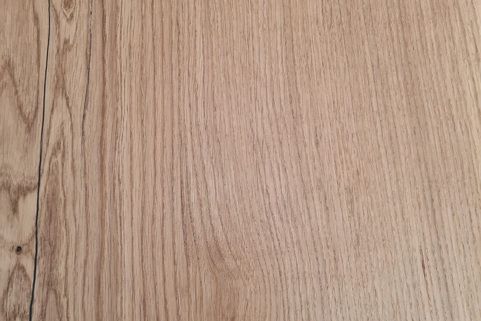 European Oak Dining Room Table Top LiVe Edge UV Lacquered (with Resin) 35mm By 1090mm By 3120mm - Image 4