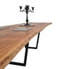 European Oak Dining Room Table Top LiVe Edge UV Lacquered (with Resin) 43mm By 1000mm By 2930mm