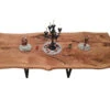 European Oak Dining Room Table Top LiVe Edge UV Lacquered (with Resin) 35mm By 1050mm By 2540mm