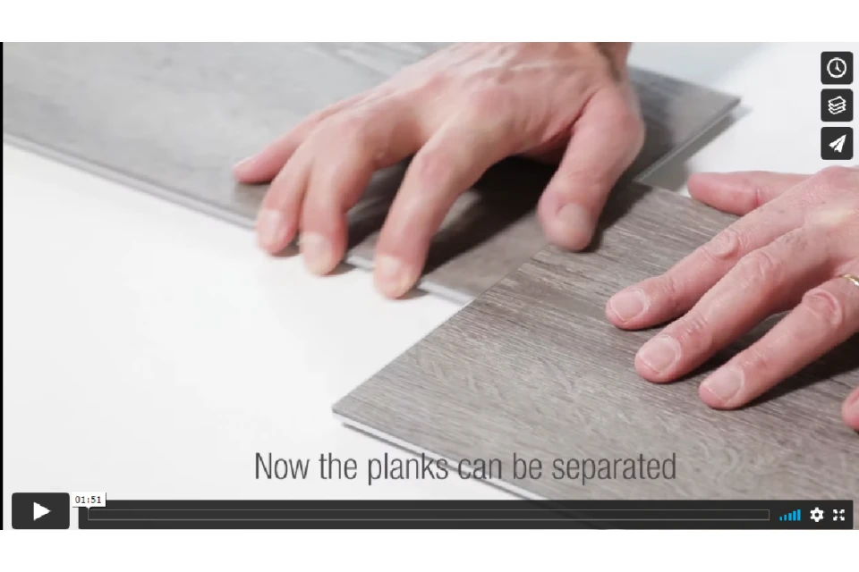 Supremo Diamond Luxury Click Vinyl Rigid Core Flooring Topaz With Built In Underlay 8mm By 178mm By 1220mm - Image 6