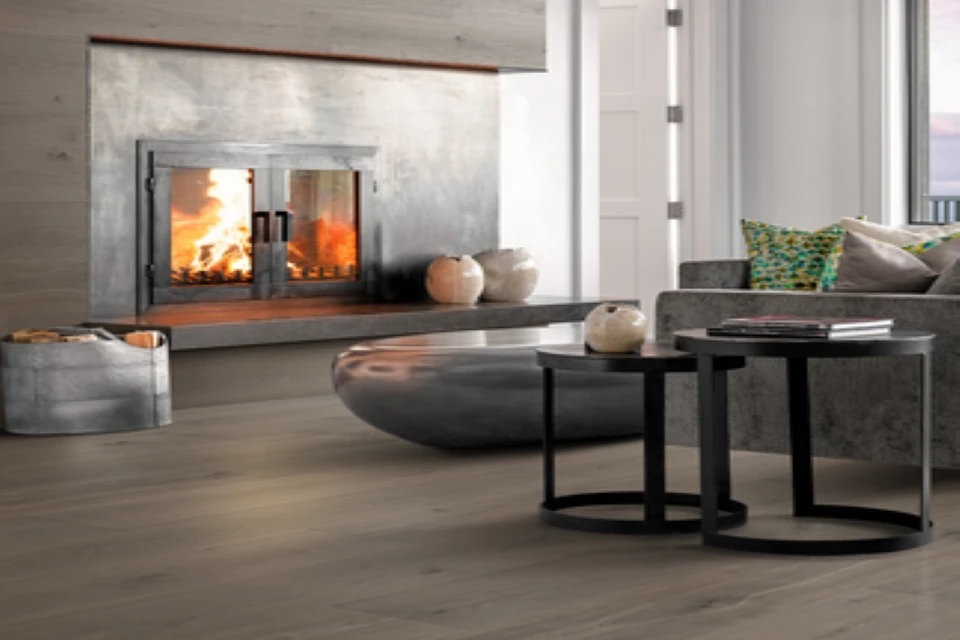 BJELIN Hardened Oak Wood Flooring Click Mineral Grey UV Lacquer 11.3/0.6mm By 206mm By 2200mm - Image 4